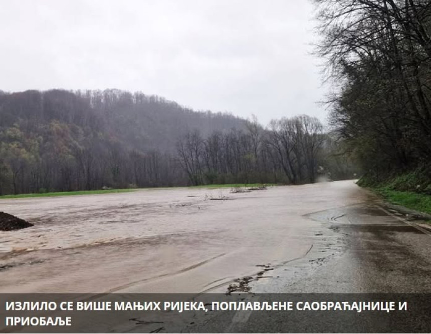 Обустављен саобраћај на више магистралних путева