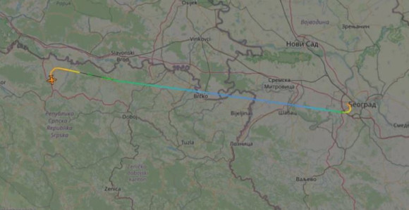 Avion Vlade Srpske sletio na aerodom u Banjaluku