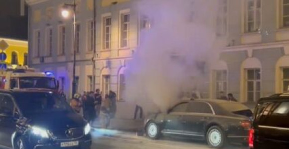 Eksplodiralo vozilo iz Putinovog voznog parka (VIDEO)