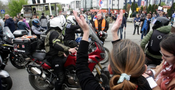 Студенти у блокади на сат блокирали Ибарску магистралу