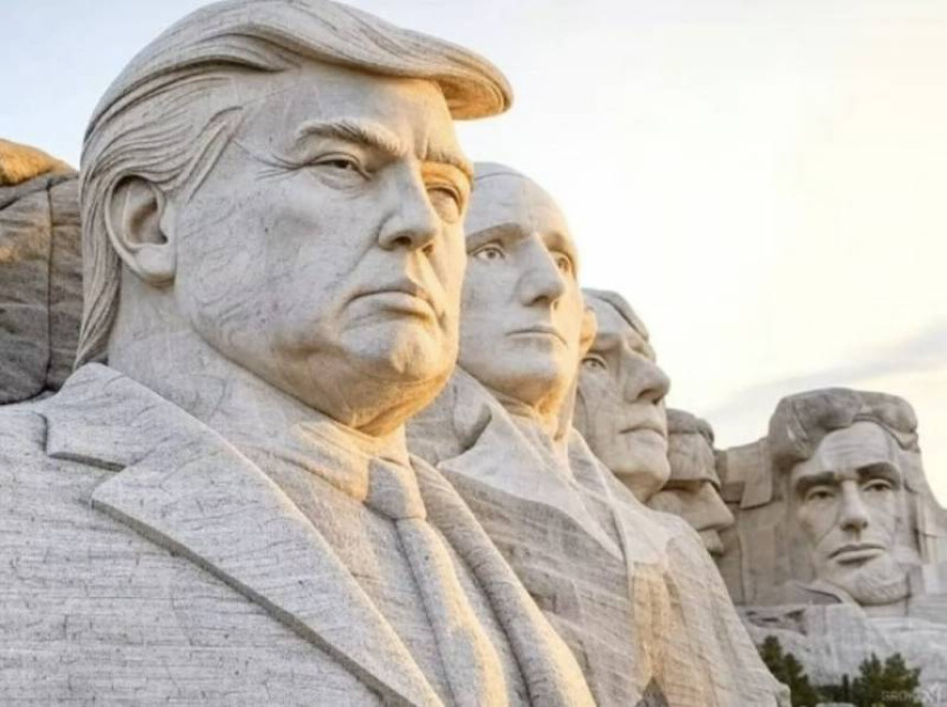 "Има довољно мјеста за Трампов лик на Маунт Рашмору"