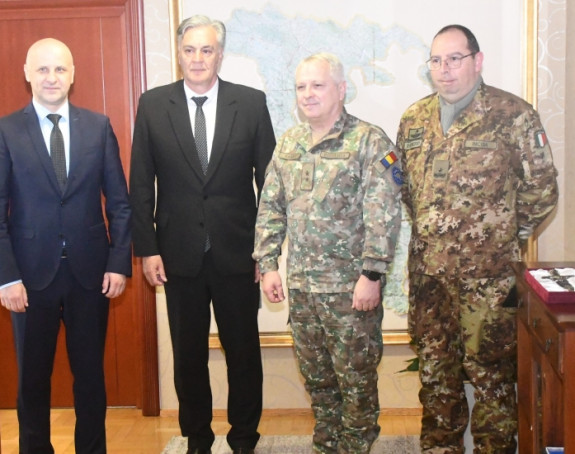 Ministar policije Siniša Karan sa komandantom EUFOR-a
