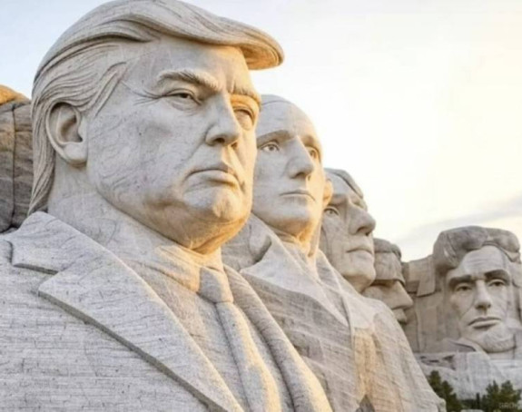 "Има довољно мјеста за Трампов лик на Маунт Рашмору"