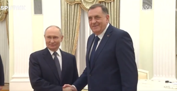 Vladimir Putin i Milorad Dodik se sastali u Kremlju