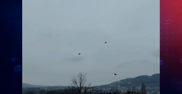 Tri helikoptera rano jutros kružili iznad Banjaluke