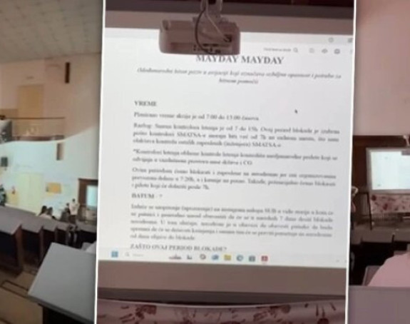 VJT traži podatke o planovima studenata da blokiraju aerodrom