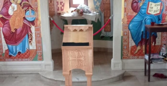 Oskrnavljena pravoslavna crkva u Mostaru