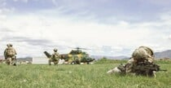 Vježbali "brzo uže", učestvovalo više vojnika i helikoptera