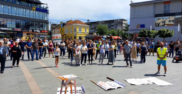 Prijedor: Sedmi protest "Ustanak za opstanak"