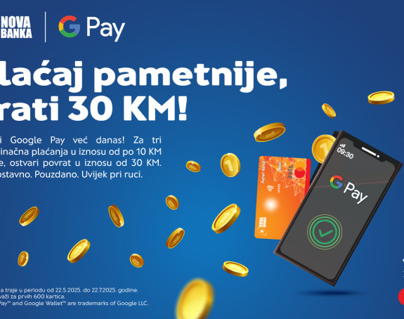 Plaćaj pametnije, vrati 30 KM!