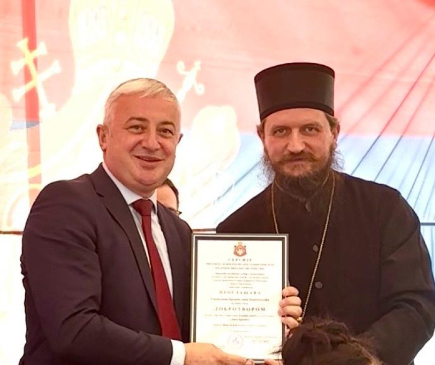 Borenović u Donjoj Tramošnji na osvećenju hrama