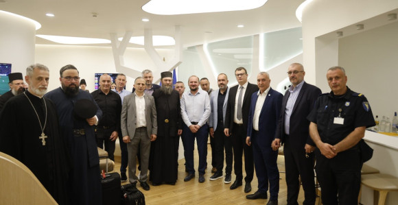 Svečani doček igumanu Metodiju sa Hilandara