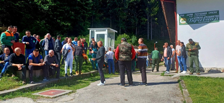 Štrajk u ŠG "Vučevica": Radnici iznijeli zahtjeve upravi