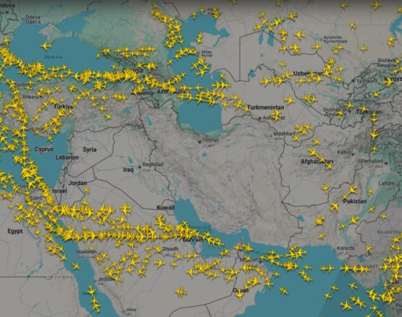 Otkazani letovi iz Beograda i Sarajeva zbog napada na Iran