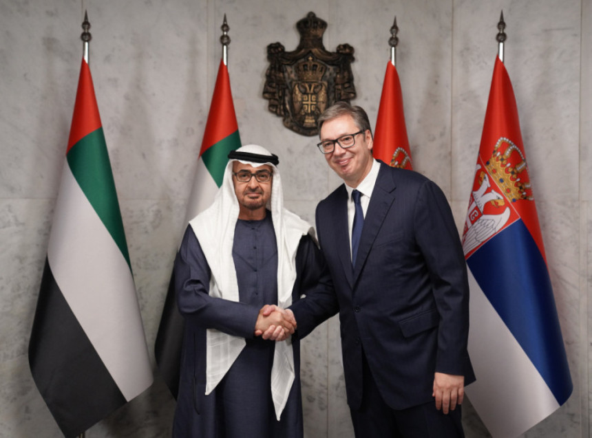 Šeik bin Zajed prvi put u životu lično došao po gosta