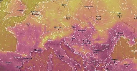 Toplotna kupola se spušta nad Evropu, temperature 47°C