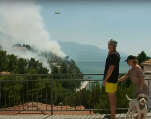 Пожар код Сплита, гори неприступачно подручје