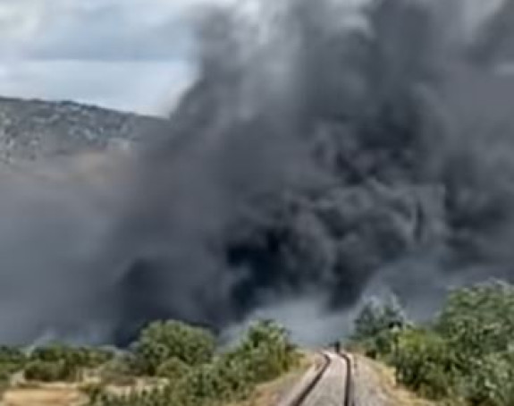 Бјесне пожари у Подгорици, гори Ћемовско поље