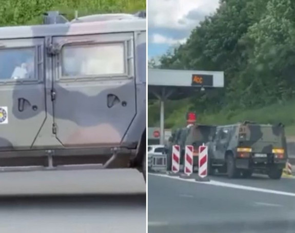У Сарајево ушао конвој војних возила ЕУФОР-а (ВИДЕО)