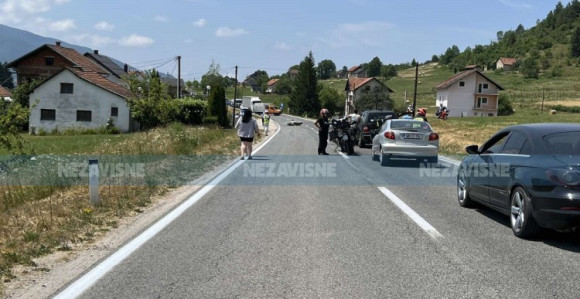 Udes kod Mrkonjić Grada, povrijeđen motociklista iz BL