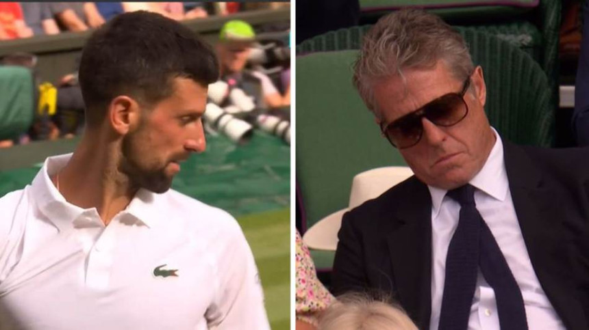 Hju Grant zaspao tokom Noletovog meča na Vimbldonu