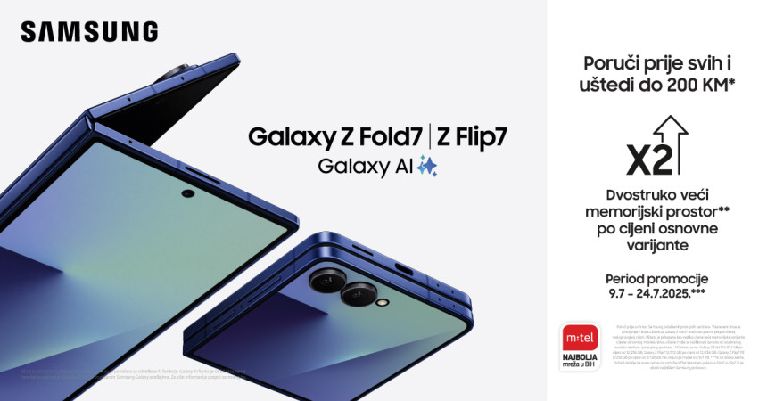Nova generacija Galaxy preklopnih telefona iz M:tel ponude