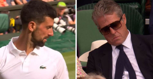 Хју Грант заспао током Нолетовог меча на Вимблдону