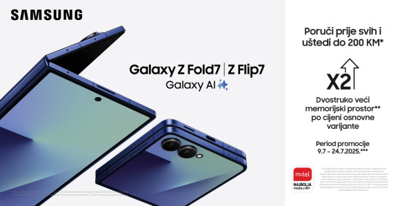 Nova generacija Galaxy preklopnih telefona iz M:tel ponude