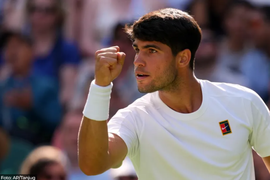 Alkaraz treći put uzastopno u finalu Vimbldona