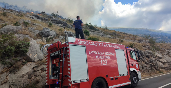 Bekan: Situacija na požarištu oko Trebinja je stabilna
