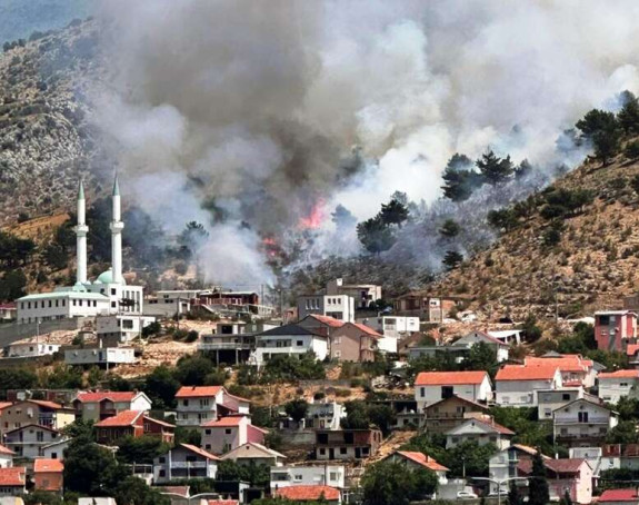 Mostar: Ponovo se aktivirao požar na Fortici