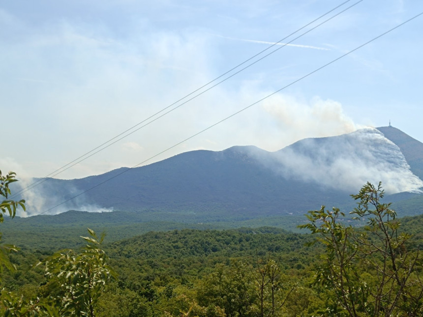 Vatrogasci sinoć branili kuće od požara kod Trebinja