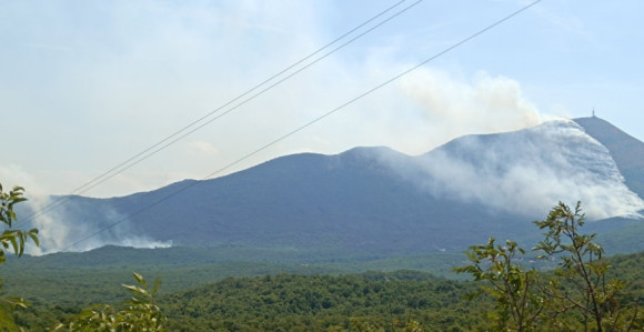 Vatrogasci sinoć branili kuće od požara kod Trebinja