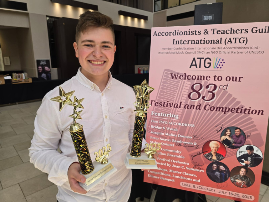 Mladi virtuoz Đorđe Perić trijumfovao u Sjedinjenim Državama