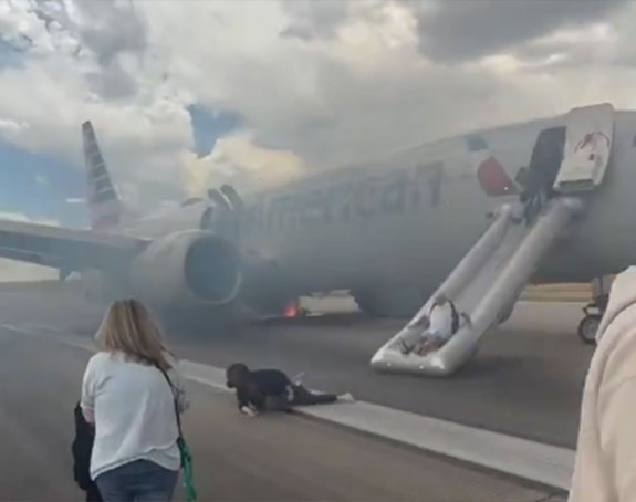 Drama u Denveru: Zapalio se avion pun putnika (VIDEO)