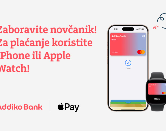 Addiko Bank donosi Apple Pay svojim klijentima