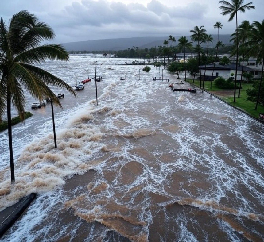 Prvi talas cunamija pogodio Aljasku i Havaje (VIDEO)