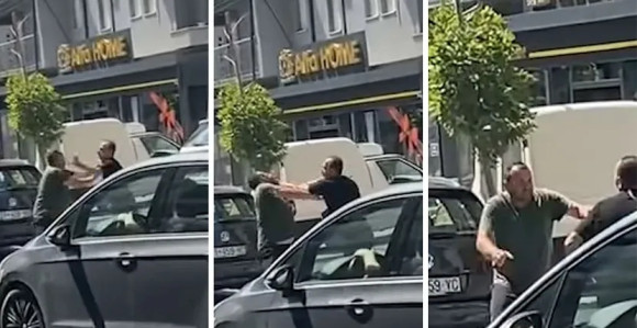 Video žestoke tuče dvije osobe: Prvo šake, pa letjele cigle