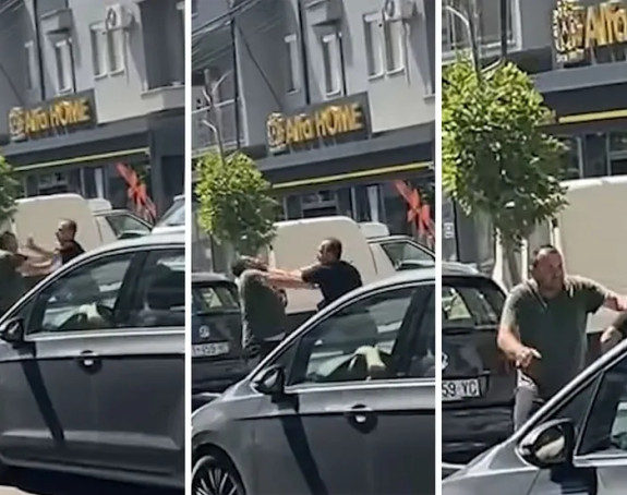 Видео жестоке туче двије особе: Прво шаке, па летјеле цигле