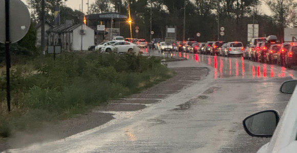 Kilometarska kolona na graničnom prelazu prema Srbiji (VIDEO)