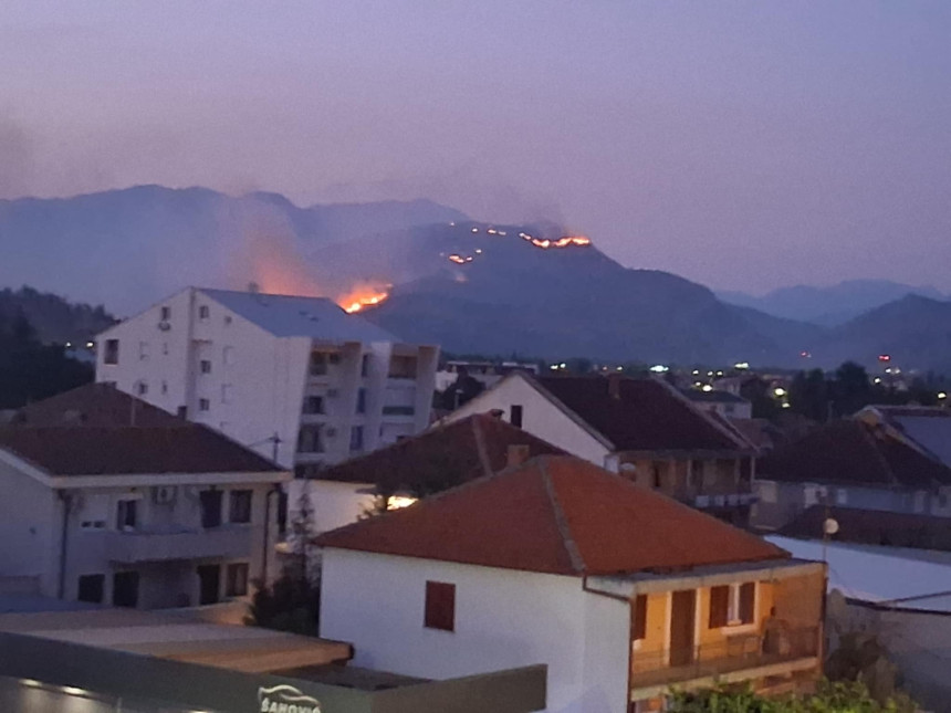 Crna Gora u plamenu, besana noć pred vatrogascima (VIDEO)