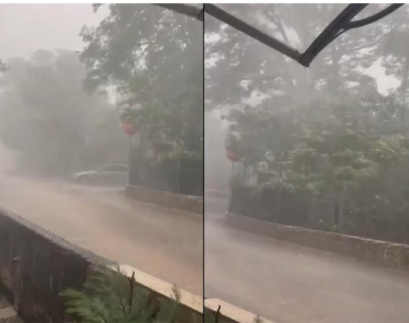 Потоп у Хрватској: Јак пљусак, грмљавина, град