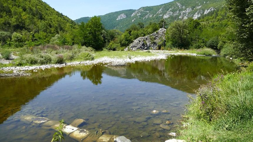 Кakva pjena plovi vodom Crnog Rzava kod Vardišta?