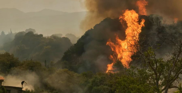 Udar groma izazvao požar na Braču, gori borova šuma