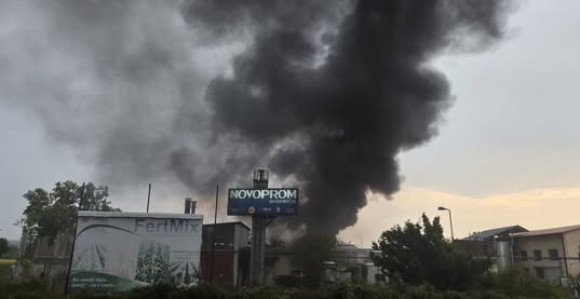 Модрича: Угашен пожар у предузећу "Новопром"
