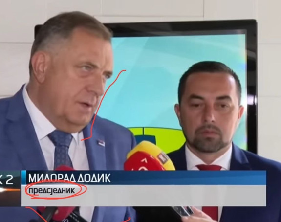 Milorad Dodik za RTRS i SRNU ostao je “predsjednik”, ali čega, nije jasno