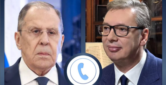 Vučić i Lavrov o situaciji na KiM i o Republici Srpskoj