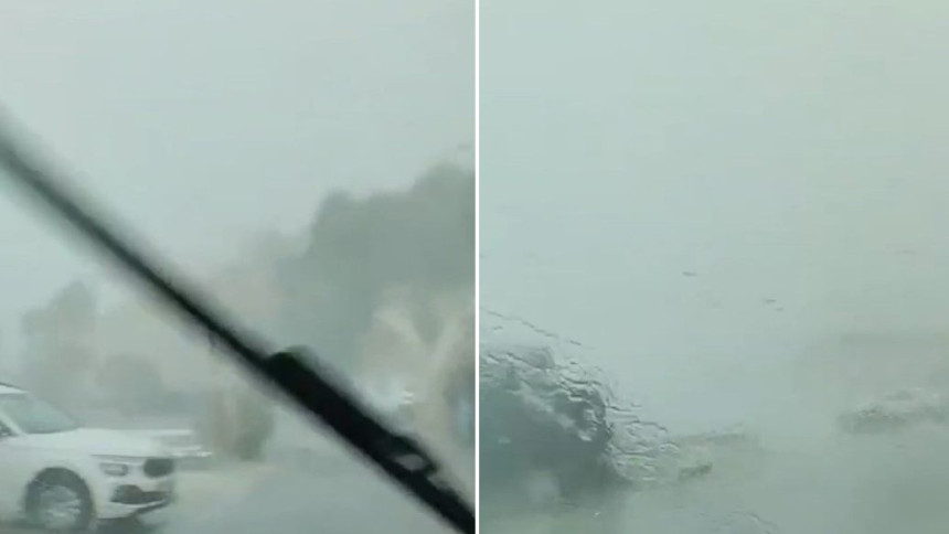 Невријеме погодило Црну Гору, не види се прст пред оком