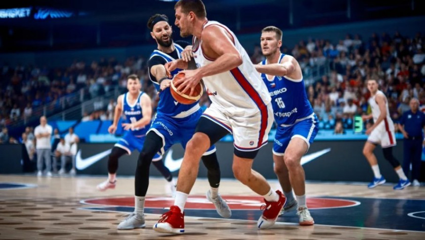 Košarkaši Srbije ubjedljivo su pobijedili Češku