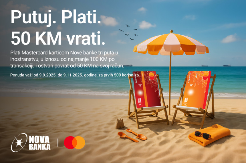 Безготовинска плаћања у иностранству доносе 50 КМ назад